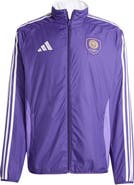 adidas Men's adidas Purple/White Orlando City SC 2025 Anthem Reversible Full-Zip Jacket