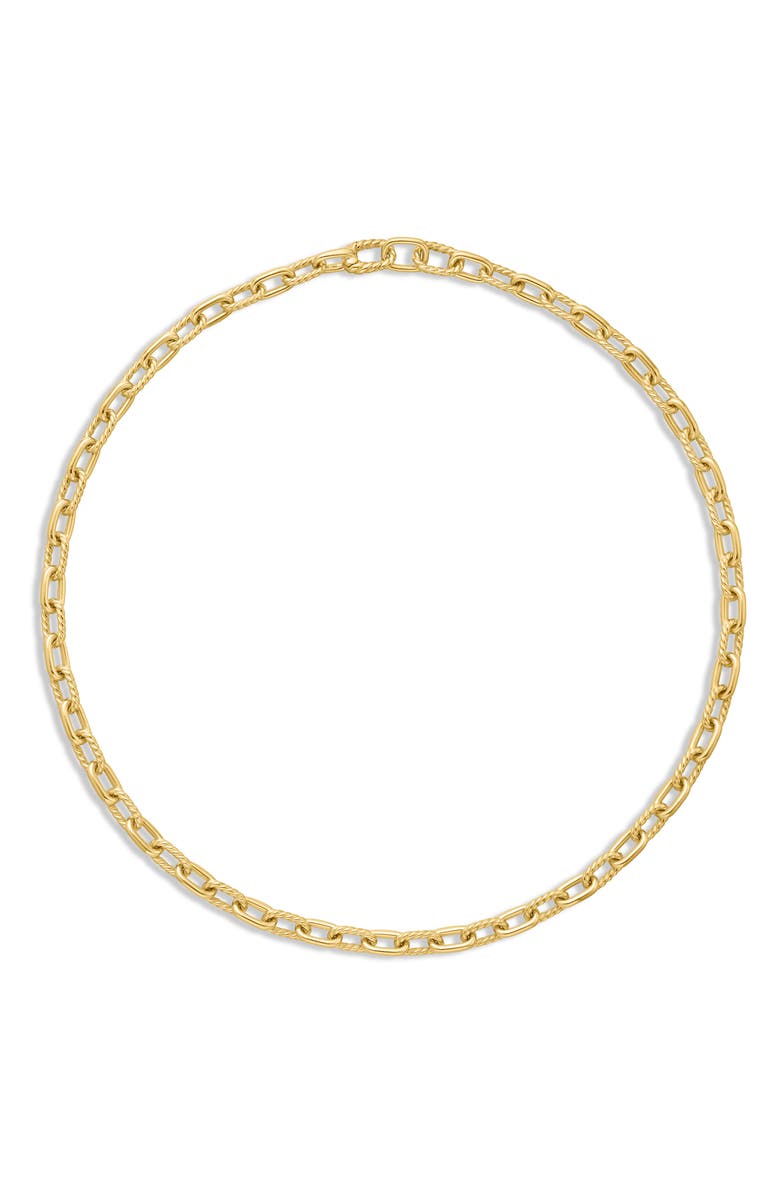David Yurman DY Madison<sup>®</sup> Chain Necklace in 18K Yellow Gold, 6mm, Alternate, color, Gold