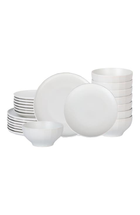 Rio Stoneware 24-Piece Dinnerware Set