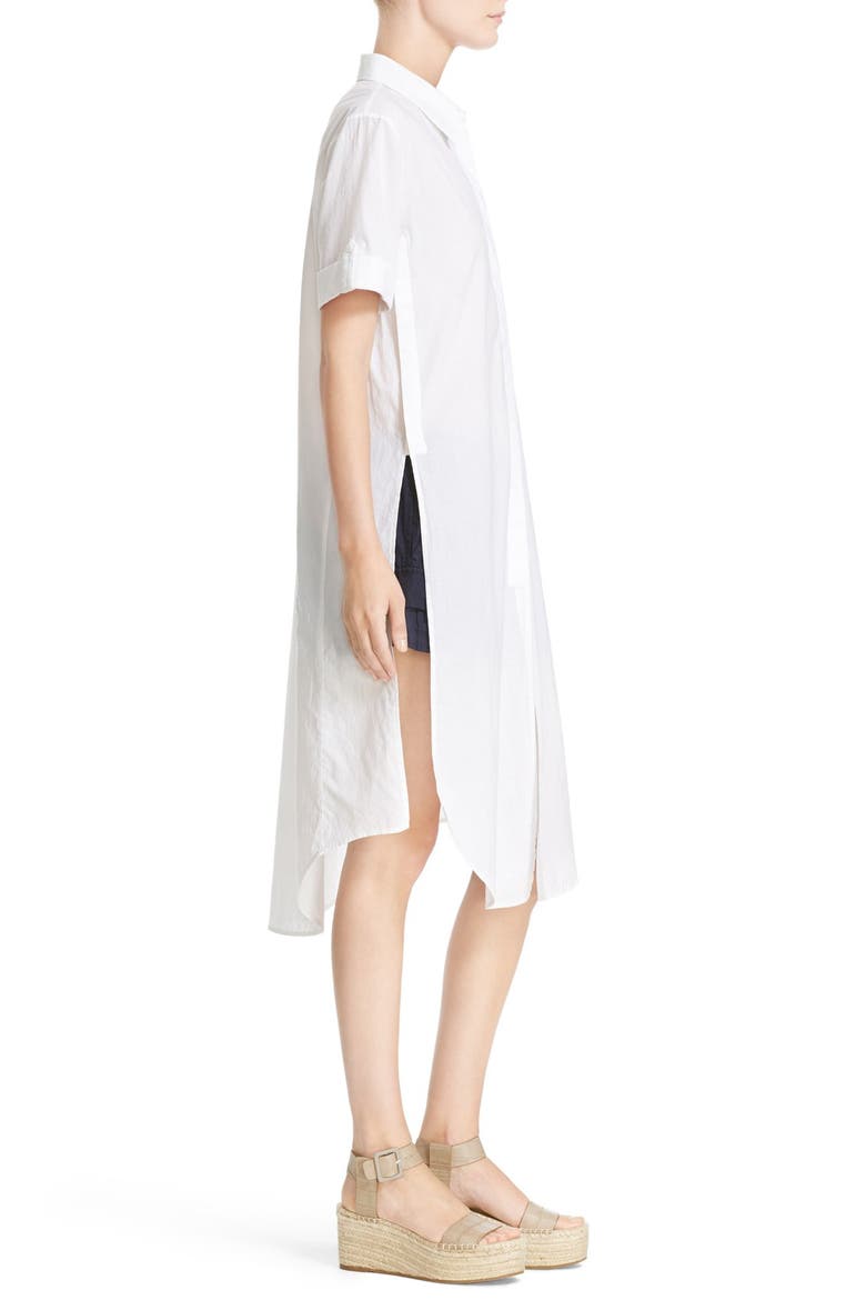 'Pascal' Short Sleeve Tunic, Alternate, color, BRIGHT WHITE