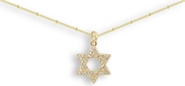Emma Rae Cubic Zirconia Star of David Pendant Necklace