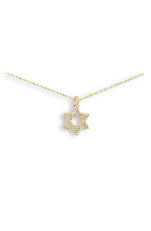 Emma Rae Cubic Zirconia Star Of David Pendant Necklace