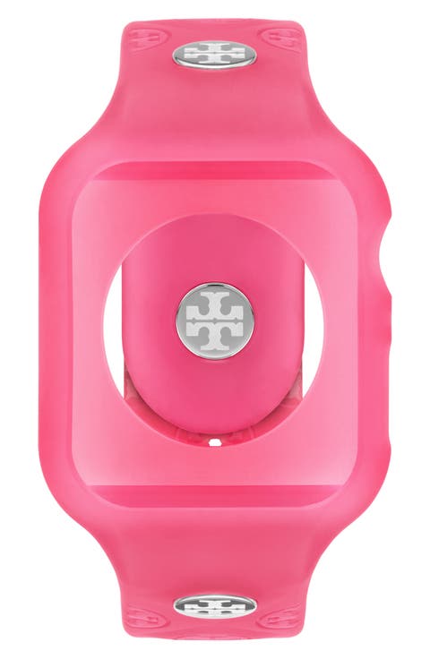 T Monogram Silicone Apple Watch® Watchband, 41mm