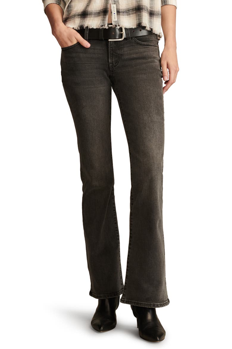 Sweet Low Rise Flare Jeans, Main, color, PHANTOM WASH