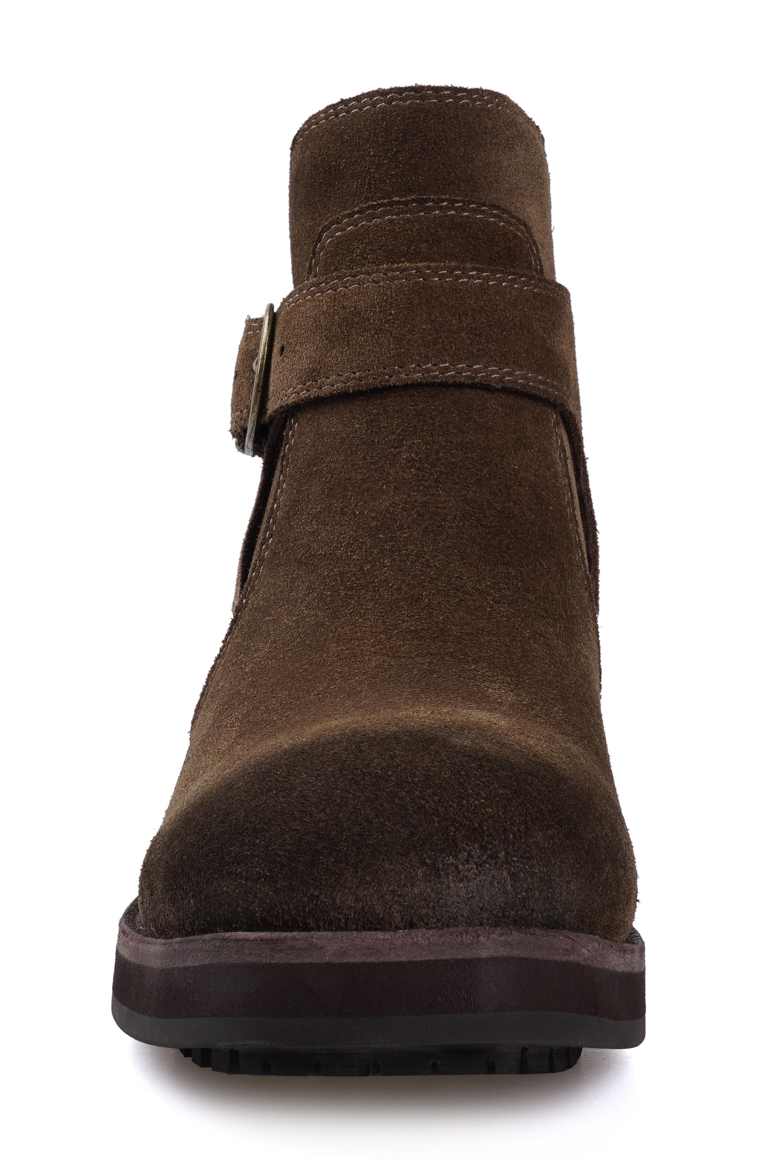 Crank Chelsea Boot, Alternate, color, BROWN SUEDE