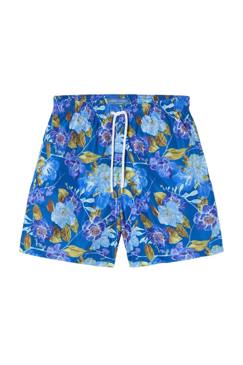 Connery Drawstring Swim Trunk, Alternate, color, Blue