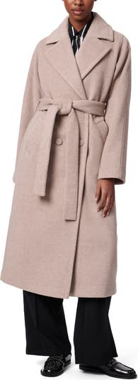 Double Breasted Belted Coat