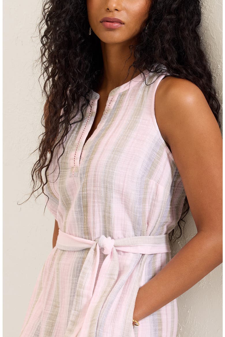 Cypress Cove Stripe Gauze Dress, Alternate, color, CYBER LIGHT