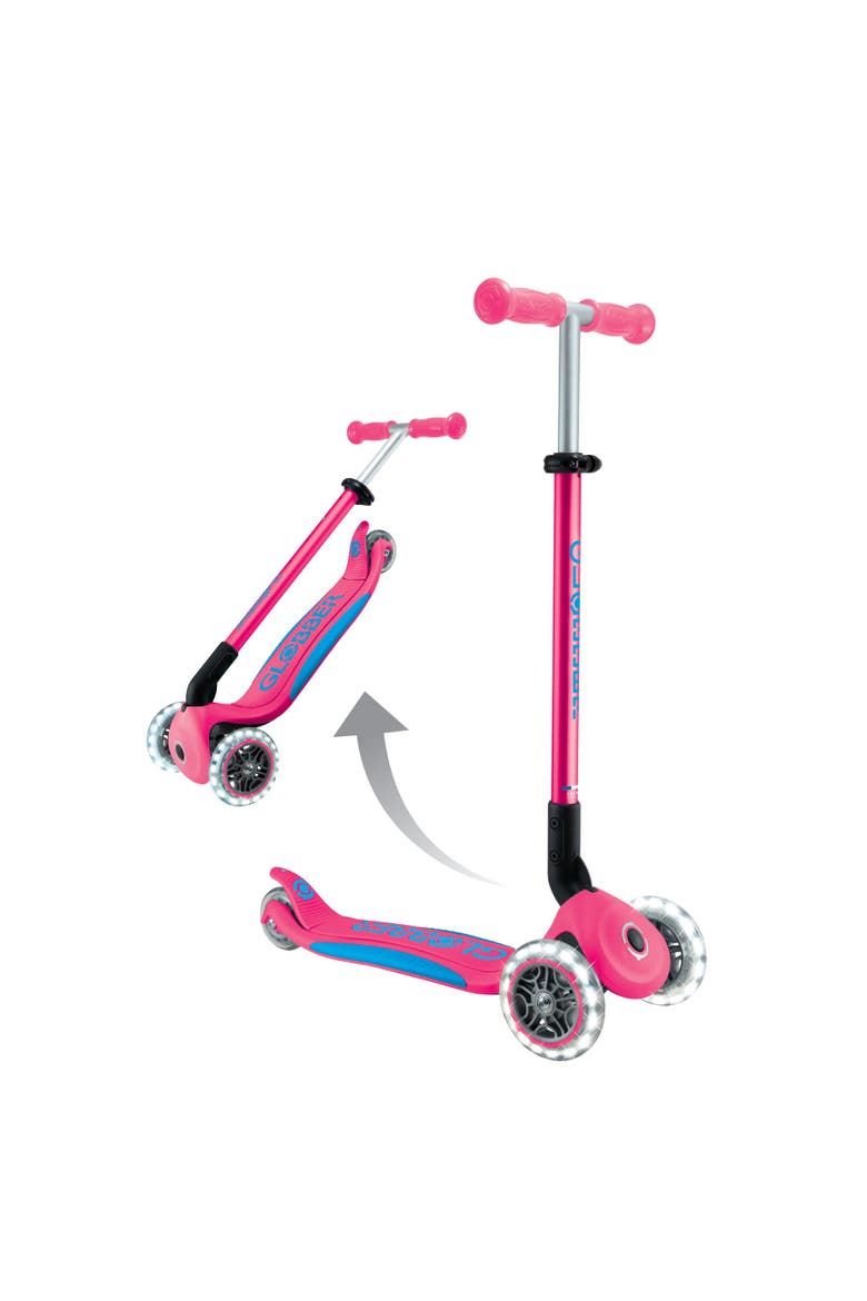 Elite Lights Scooter, Alternate, color, Fuchsia