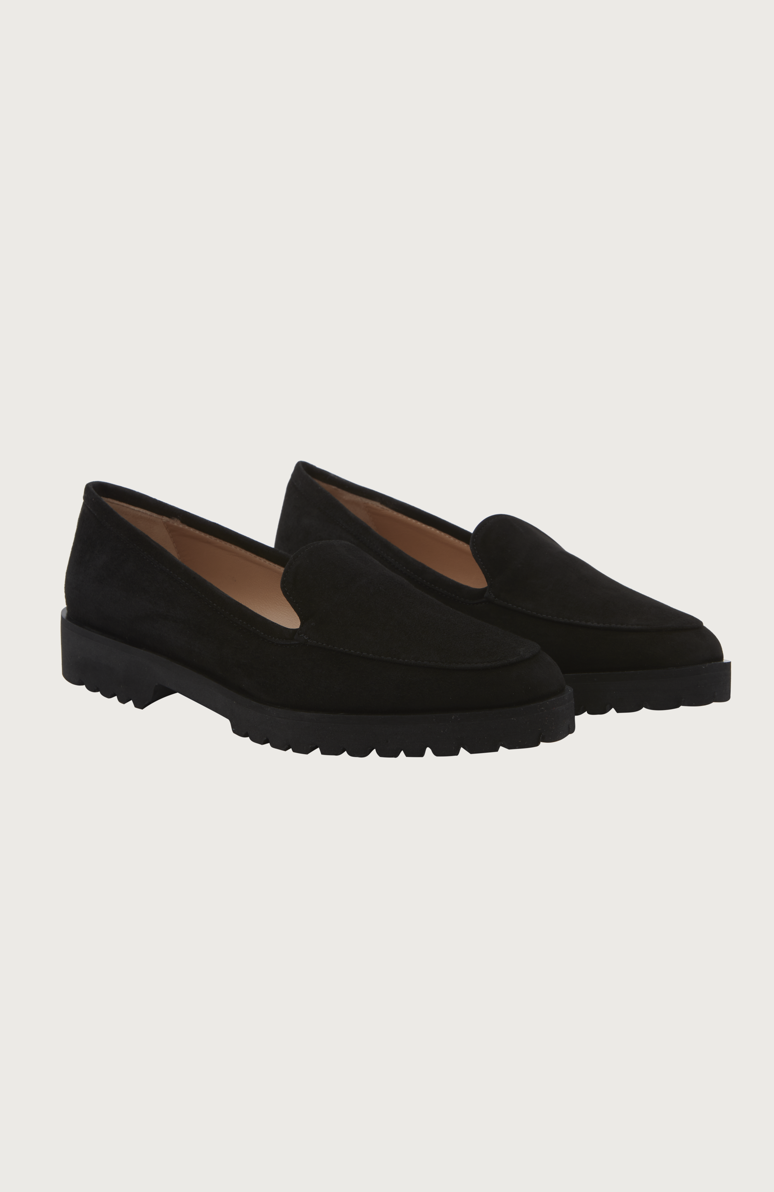 Andrea Carrano Shoes Carro Loafers, Alternate, color, Black Suede