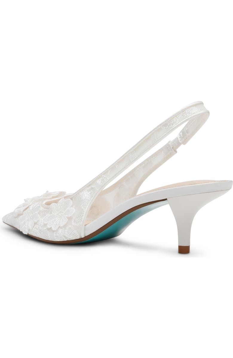 Betsey Johnson Dian Slingback Pump, Alternate, color, Ivory