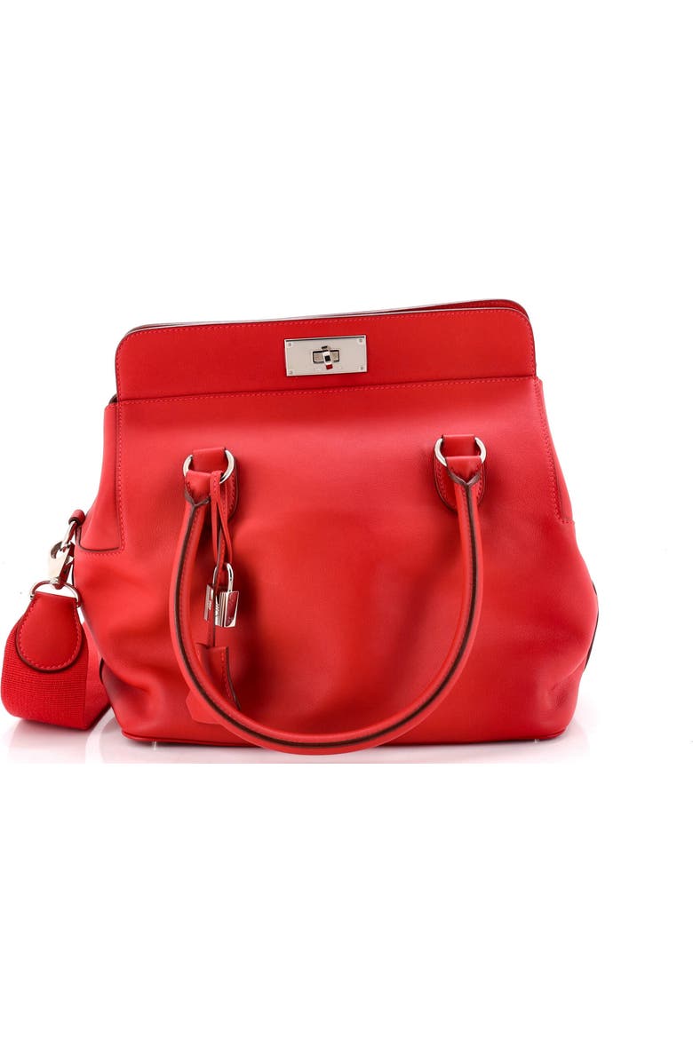Pre-Owned Hermes Toolbox Bag Swift 26, Main, color, Rouge Casaque