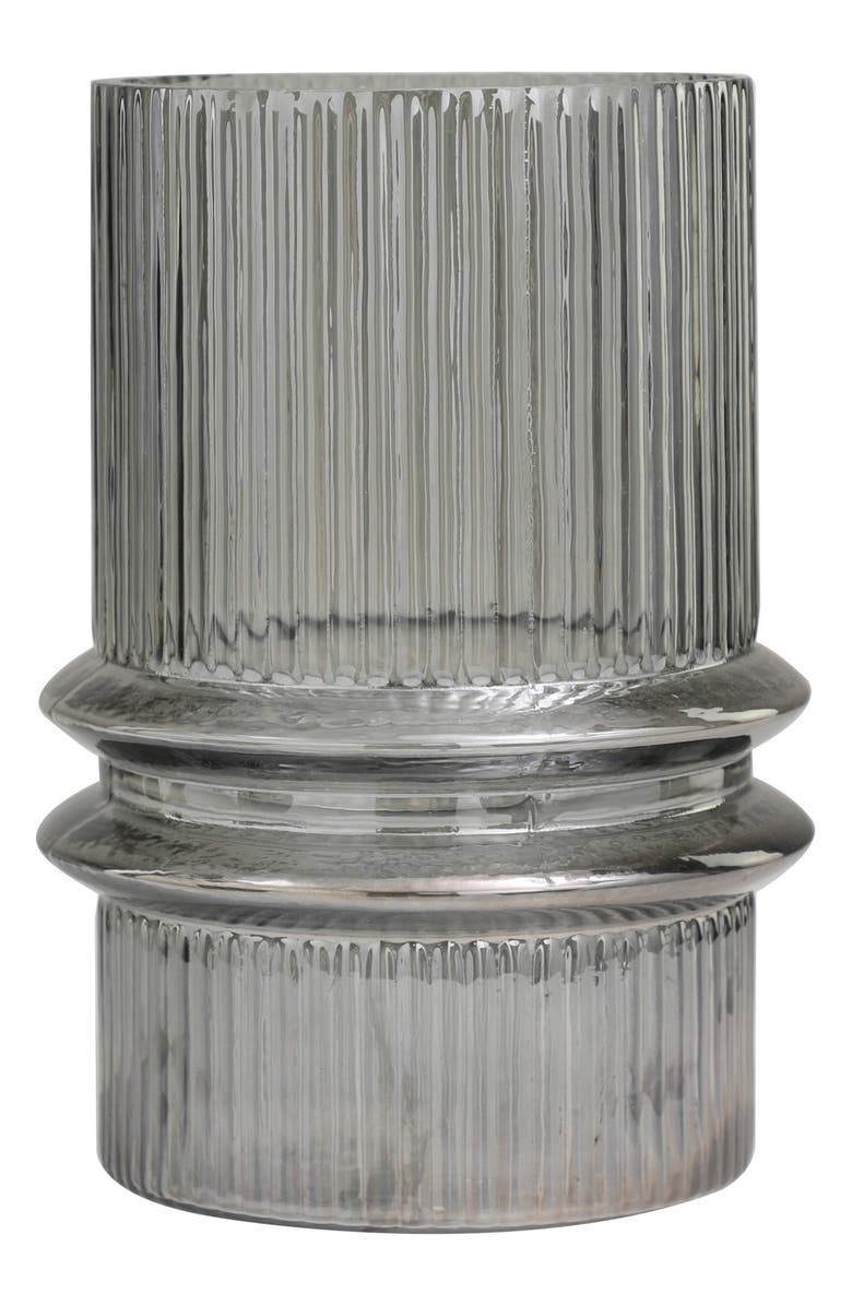 Novogratz Wide Rib Glass Vase, Main, color,