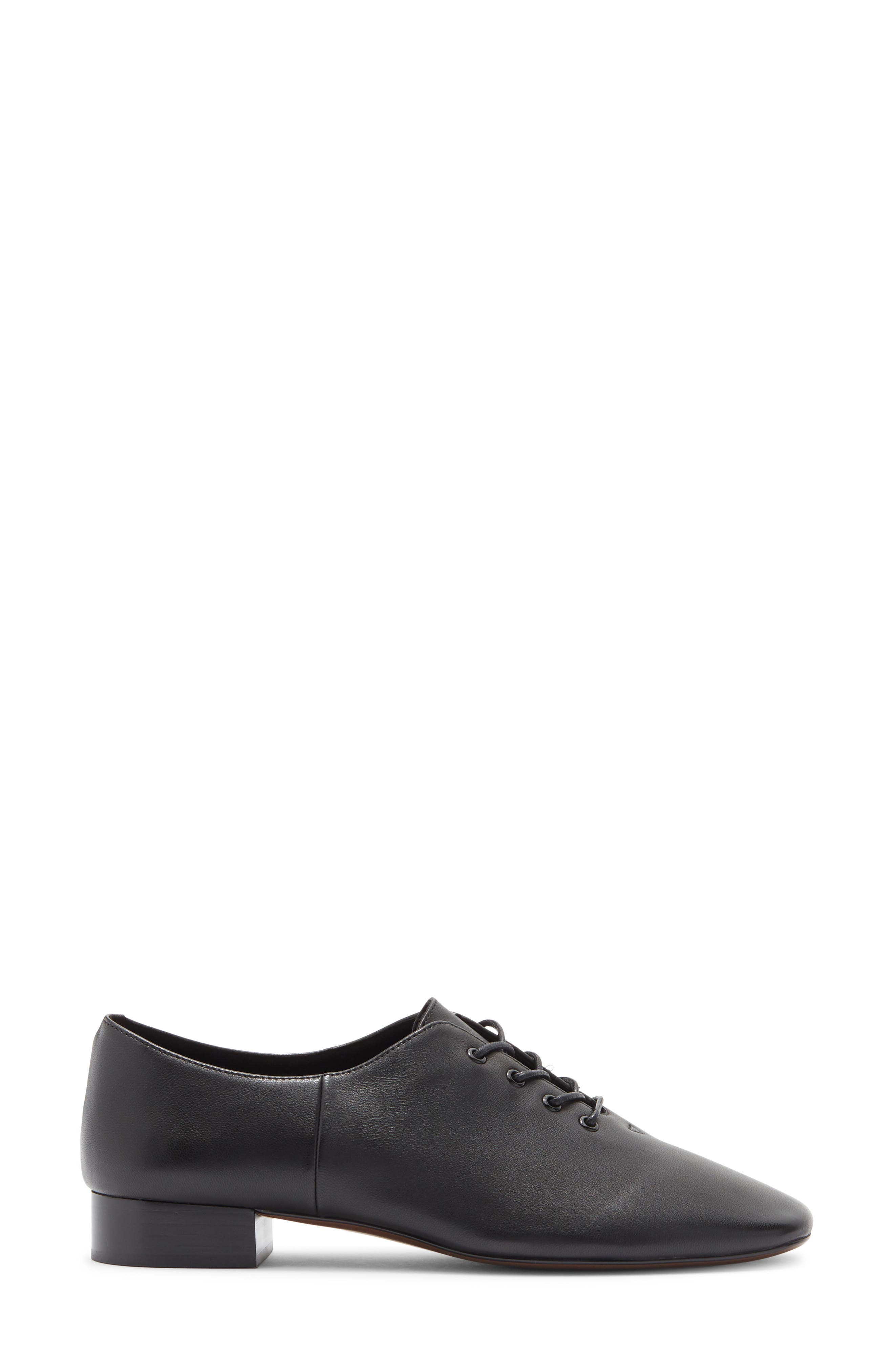 Swingdance Lace-Up Jazz Oxford, Alternate, color, BLACK