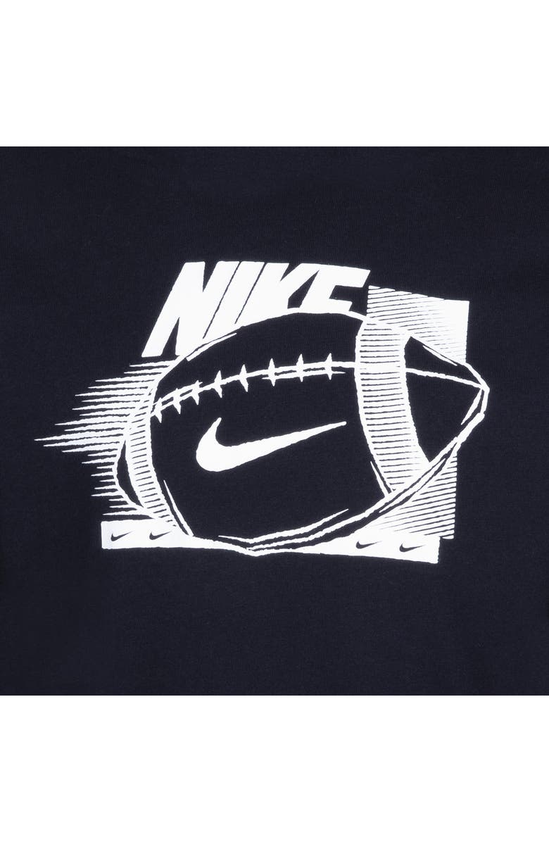 Nike Kids' Sports Ball Graphic Hoodie, Alternate, color, Black