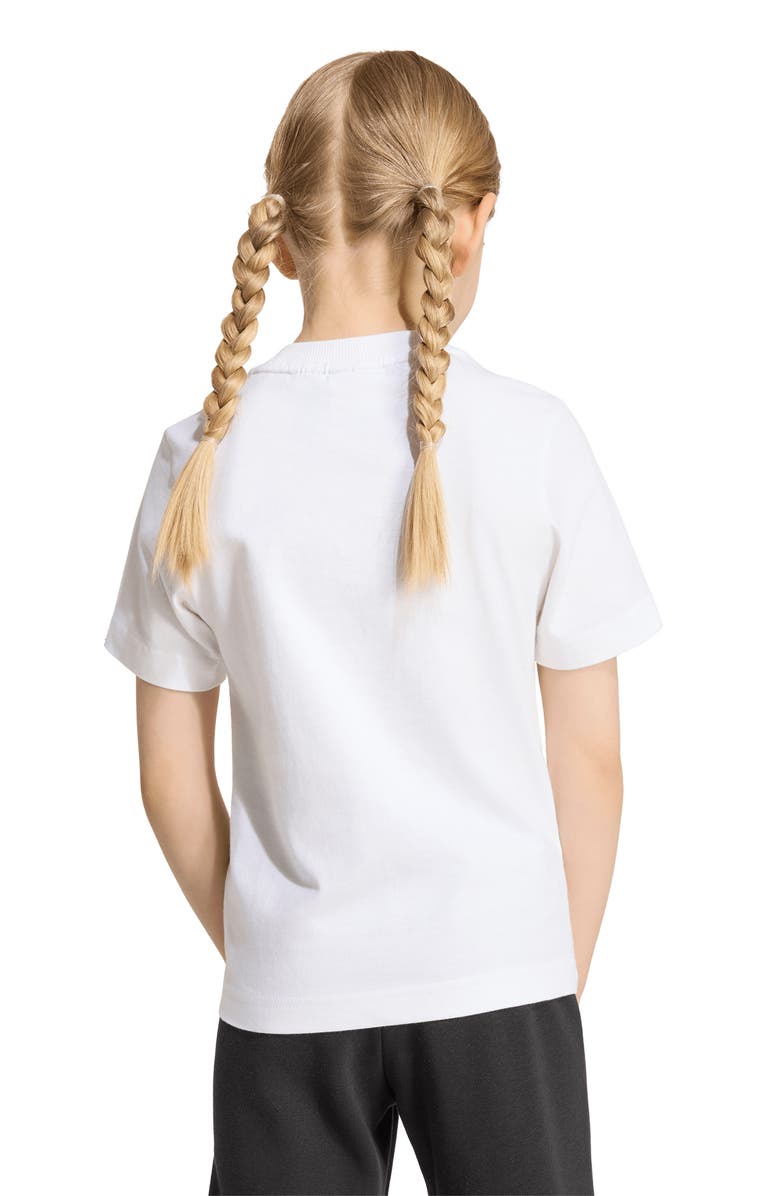 adidas Originals x Minecraft Kids' Cotton Graphic Print T-Shirt, Alternate, color, White