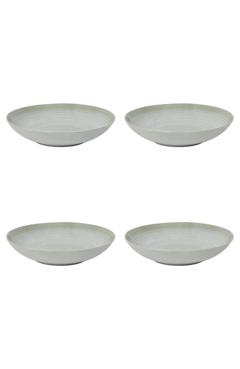 Danica Brands Set of 4 Aquarius Sage Individual Pasta Bowl 8.5 inch, Main, color, Sage