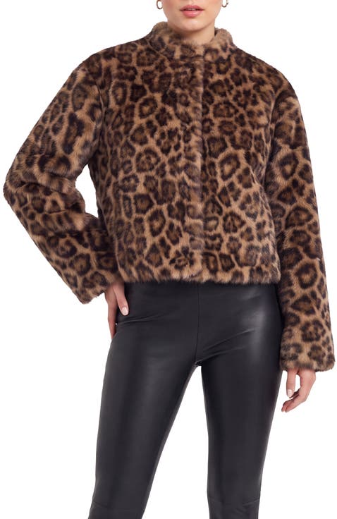 Fur-Free Mink (Faux Fur) Collarless Jacket
