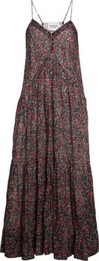Isabel Marant Étoile Sabba Tiered Cotton Maxi Dress