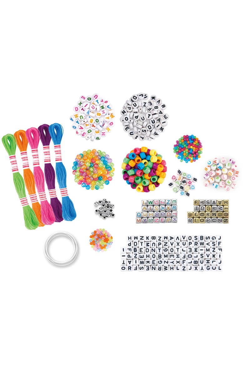 Abc Fashion Diy Bead Bracelets Kit, Alternate, color, Multicolored