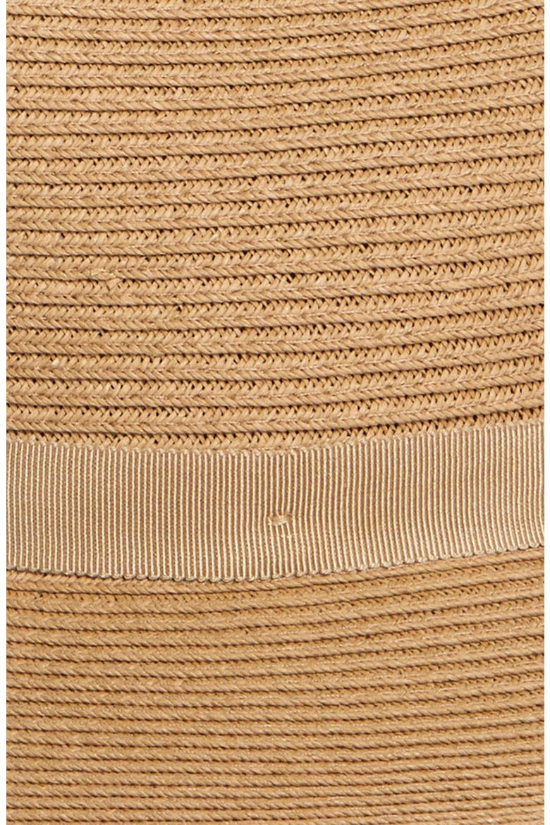 Carolina Packable Straw Hat, Alternate, color, LIGHT BROWN