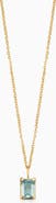 Oradina 14K Gold Date Me Birthstone Pendant Necklace