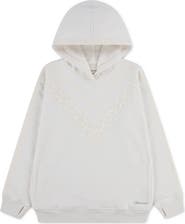 abercrombie kids Kids' Lace Trim Hoodie