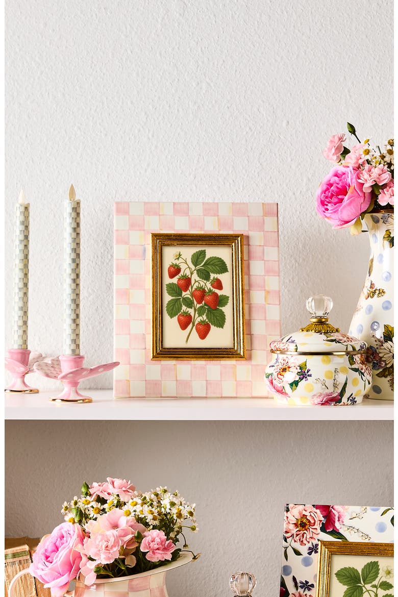 Rosy Check Enameled Steel 4 x 6-Inch Picture Frame, Alternate, color, ROSY