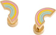Pip Pop Pastel Rainbow Stud Earrings