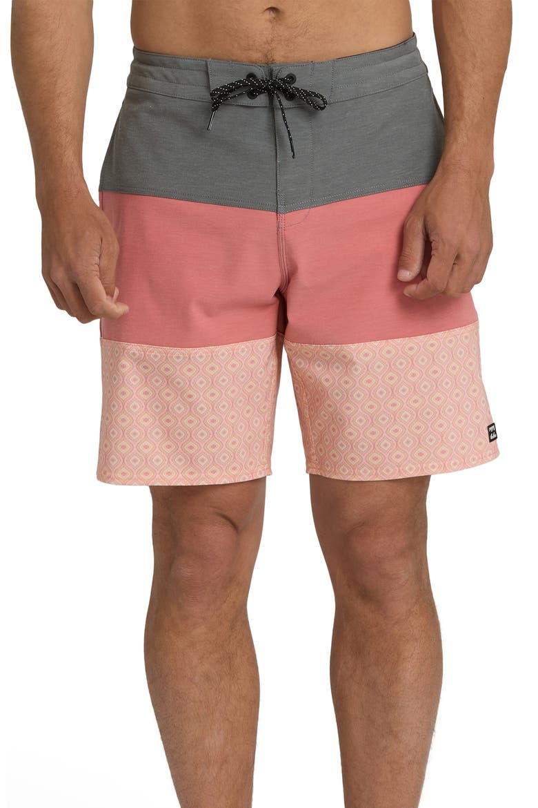 Tribong LT Board Shorts, Main, color, ASH ROSE