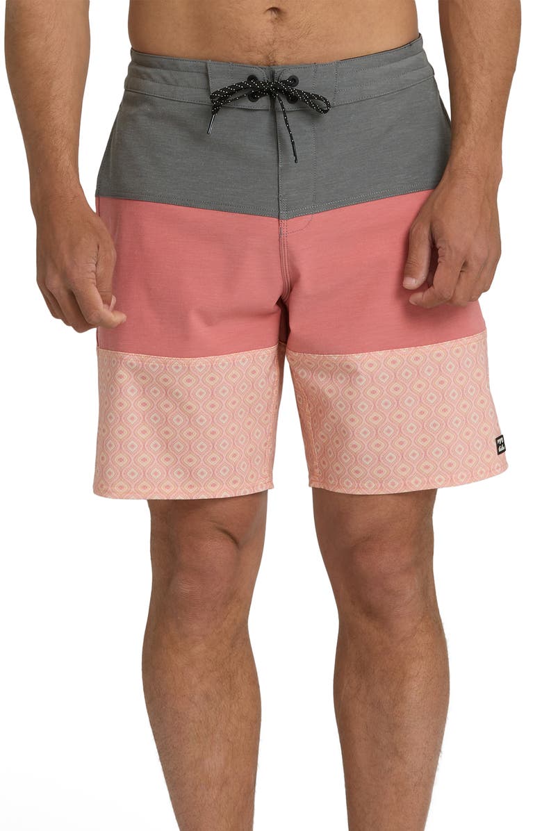 Billabong Tribong LT Board Shorts, Main, color, Ash Rose