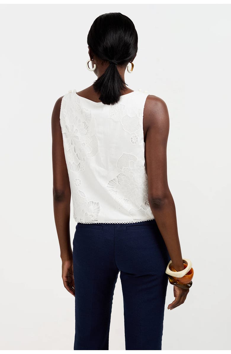 Trina Turk Alessandra Top, Alternate, color, Whitewash
