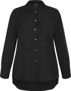 City Chic Bella Button-Up Shirt