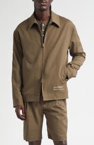 Golden Goose Journey Luther Virgin Wool Gabardine Coach's Jacket