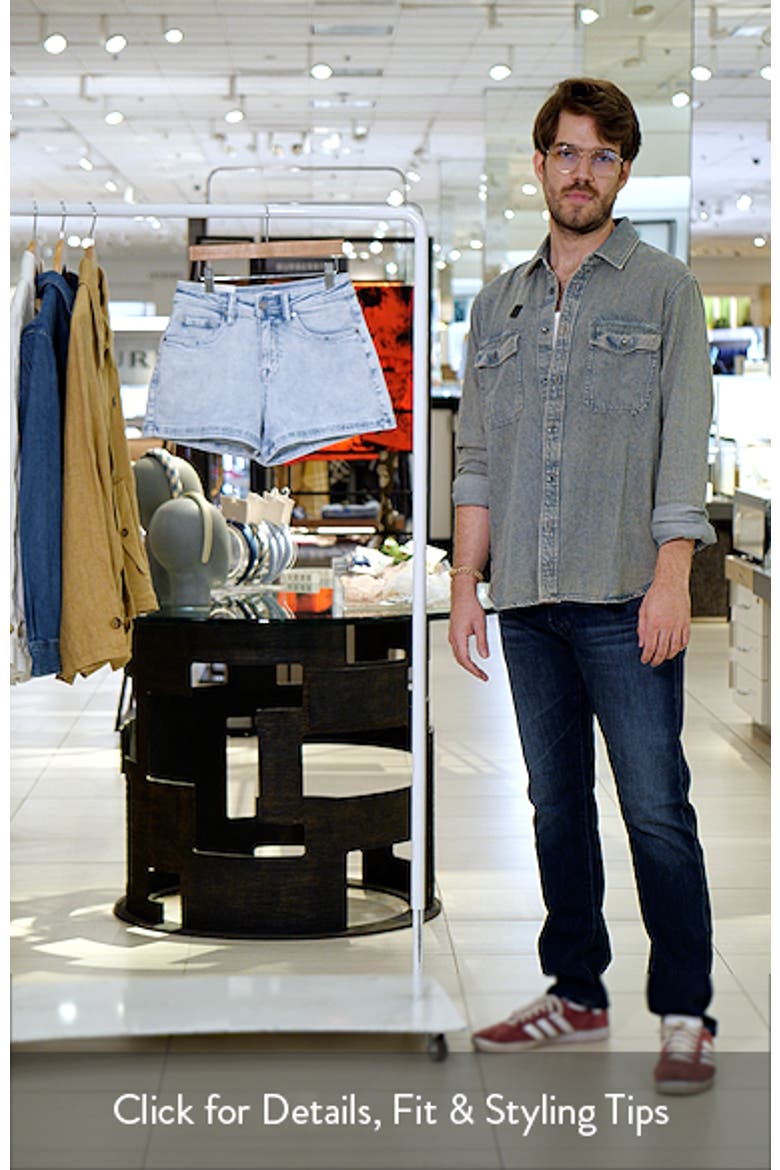 Mid Rise Denim Shorts video