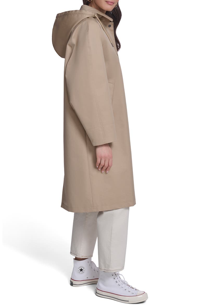 Relaxed Trench Coat, Alternate, color, KHAKI