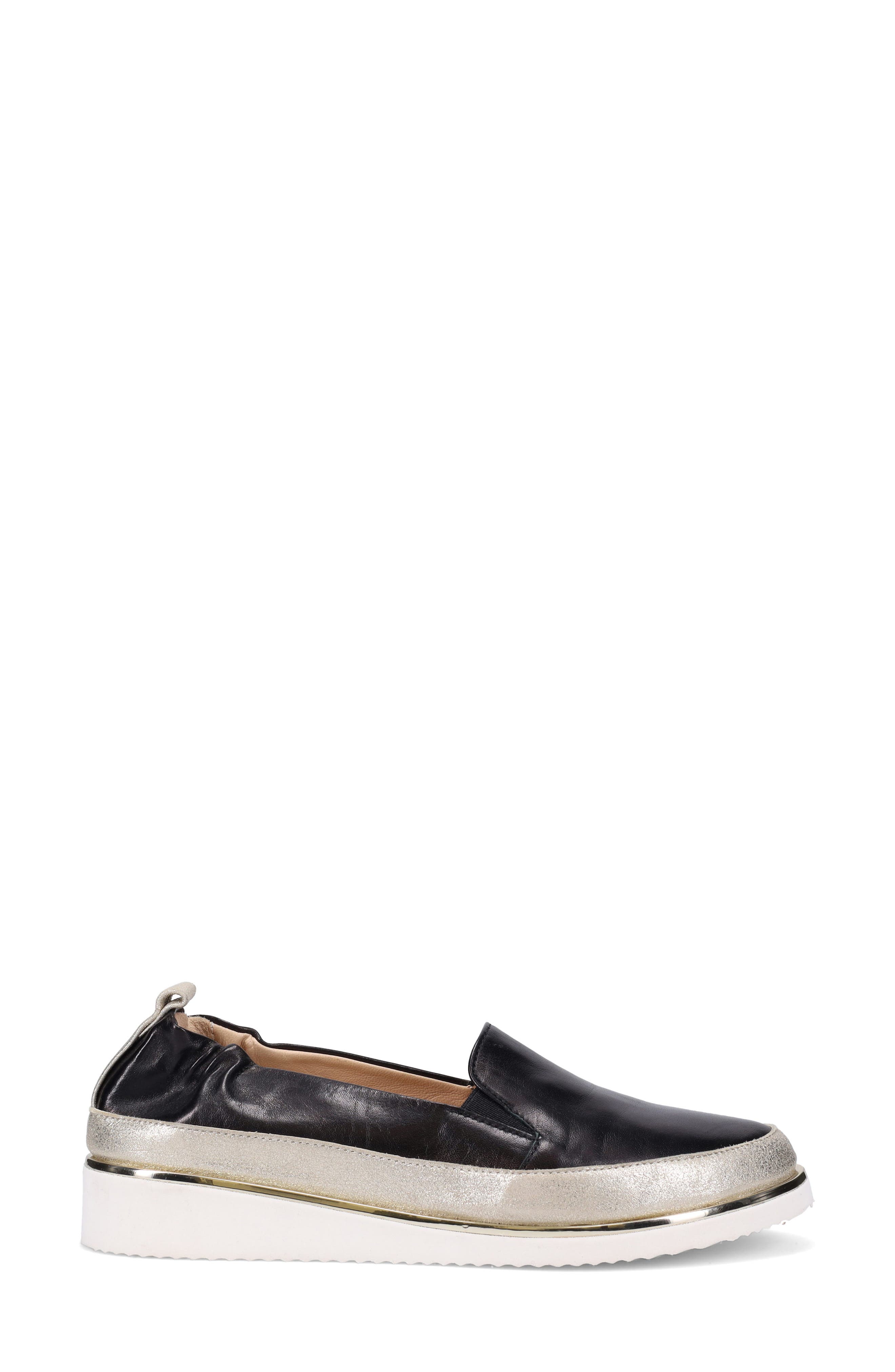 Ron White Nelleca Slip-On Sneaker, Alternate, color, Onyx/Plati