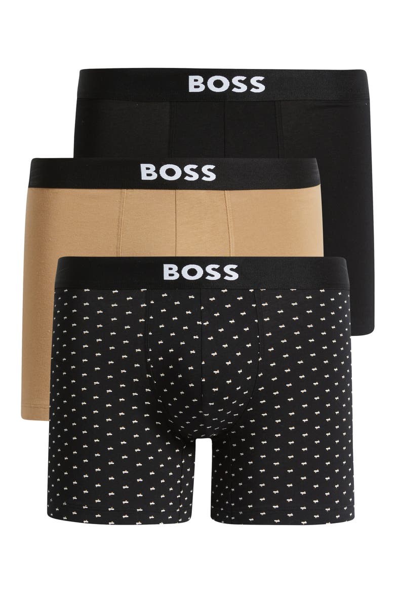Assorted 3-Pack Stretch Cotton Boxer Briefs, Alternate, color, OPEN BGE