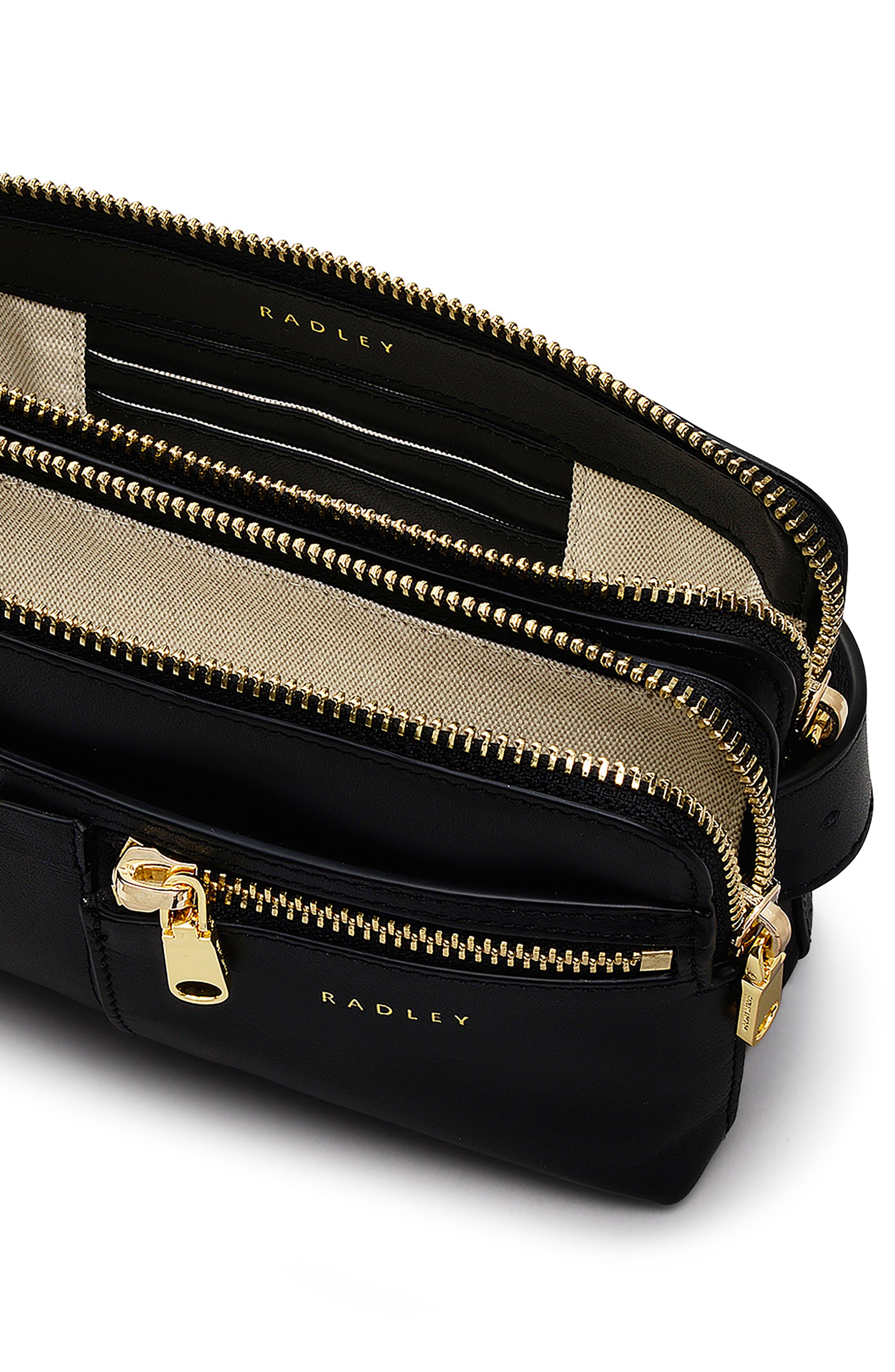 Radley Mini 2.0 Leather Crossbody, Alternate, color, Black