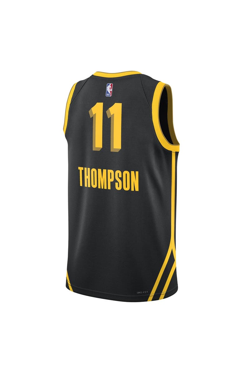 Nike Unisex Nike Klay Thompson Black Golden State Warriors 2023/24 Swingman Jersey - City Edition, Alternate, color, 