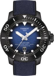 Tissot Seastar 2000 Professional Powermatic 80 Rubber Strap Watch, 46mm
