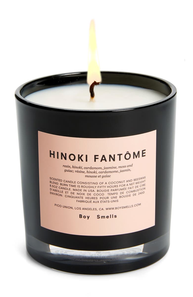 Boy Smells Hinoki Fantôme Candle, Main, color,
