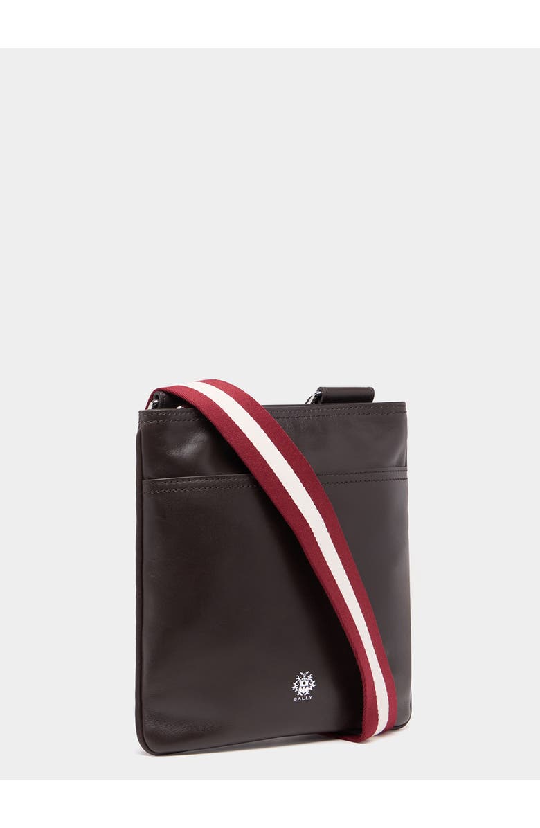 Bally Ray Crossbody Bag in Leather, Alternate, color, Brown
