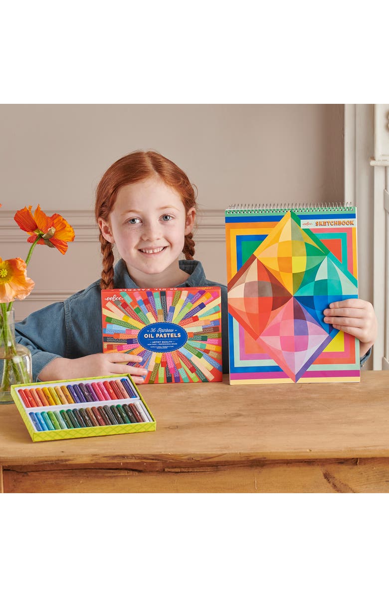 eeBoo Oil Pastels, Rainbow, 36 Colors, Alternate, color, 