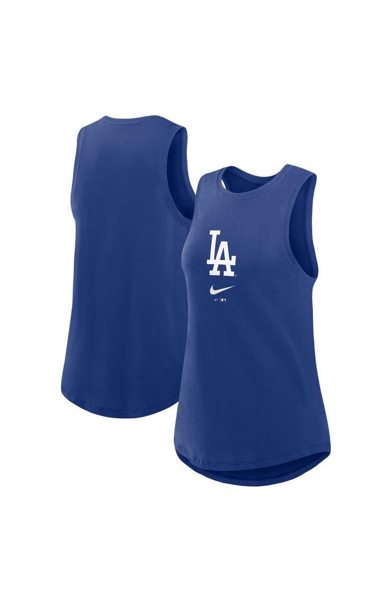 Nike Women's Nike Royal Los Angeles Dodgers Legacy Icon High Neck Fashion Tank Top, Main, color, 