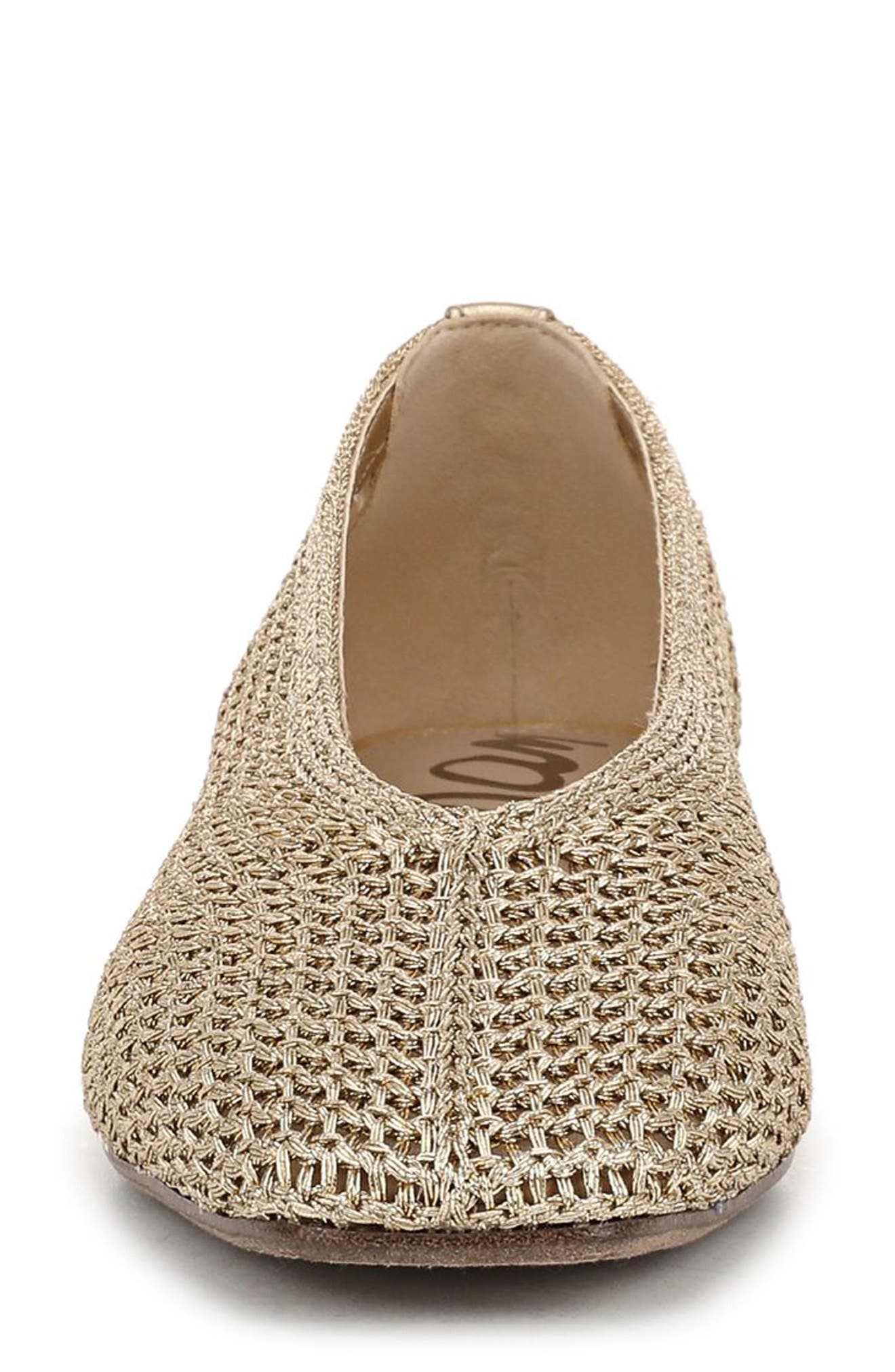 Kasey Knit Flat, Alternate, color, AMBER GOLD
