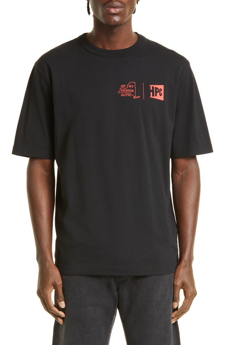 Heron Preston Men's Design Authority Logo Graphic Tee, Main, color, 