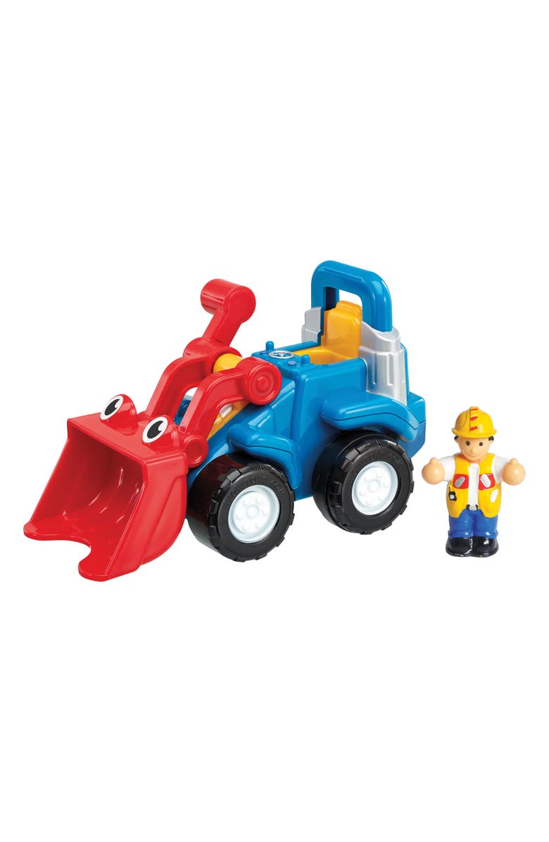 Wow Toys Lift It Luke Push & Go Bulldozer & Driver Playset, Main, color, 