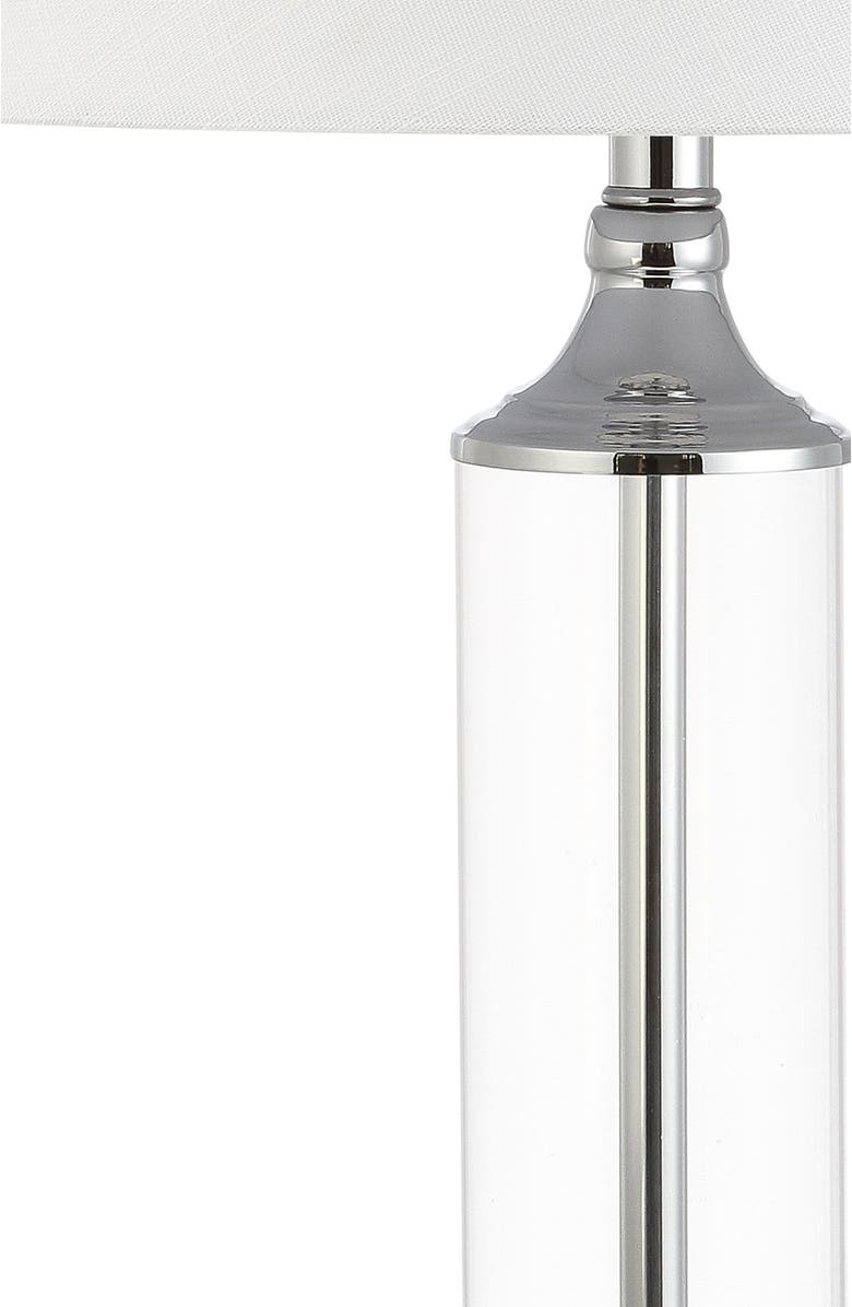 JONATHAN Y Astor 29" Glass LED Table Lamp, Alternate, color, Clear