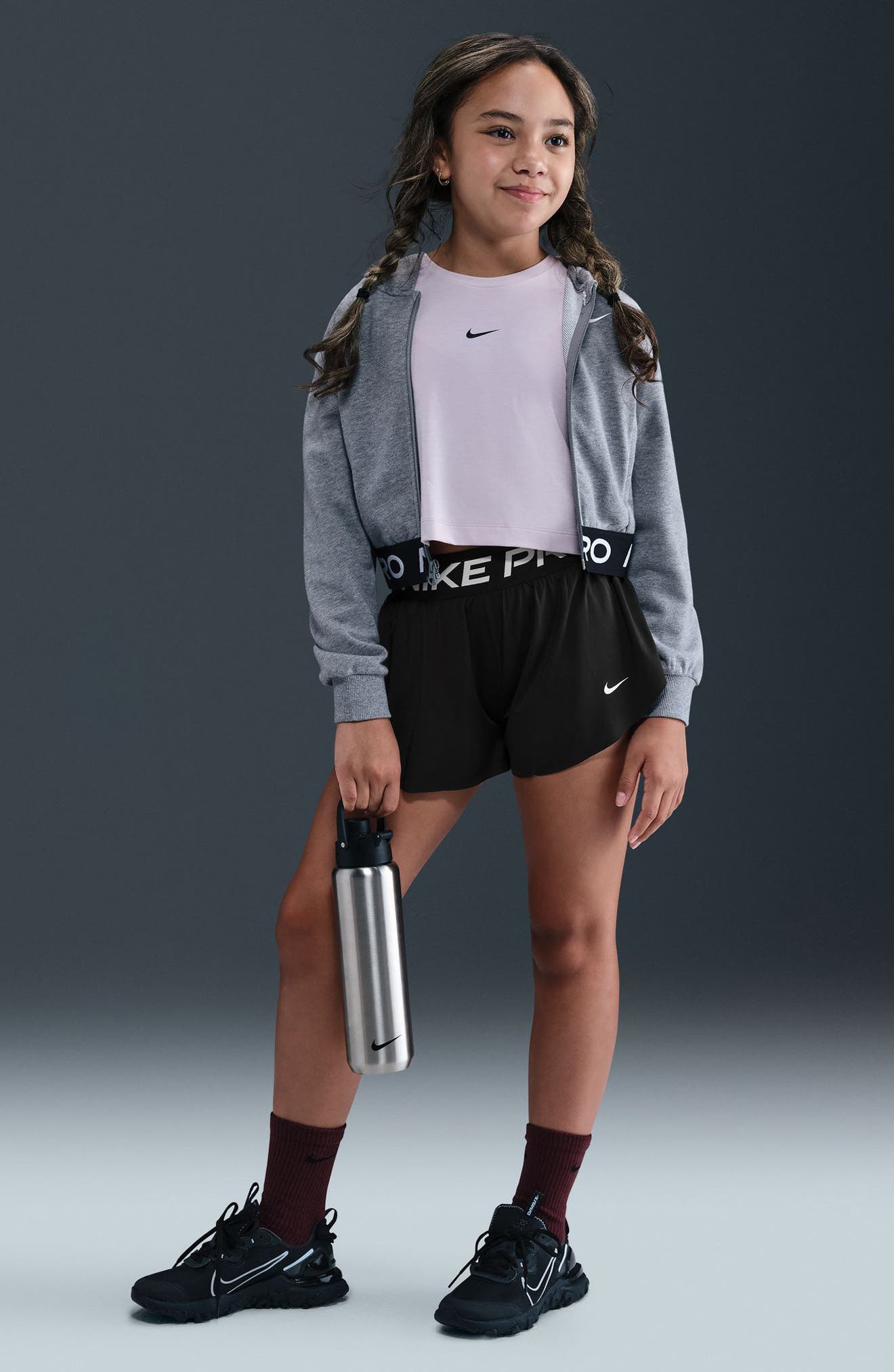 Детские Nike Pro Dri-FIT 2-in-1 Shorts — фото 5